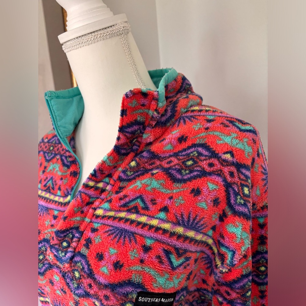 Southern Marsh Dorado fleece top size small - Picture 7 of 13